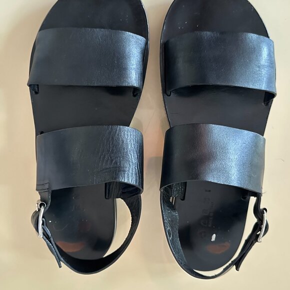 Marni Black Leather Sandals - Picture 4 of 8